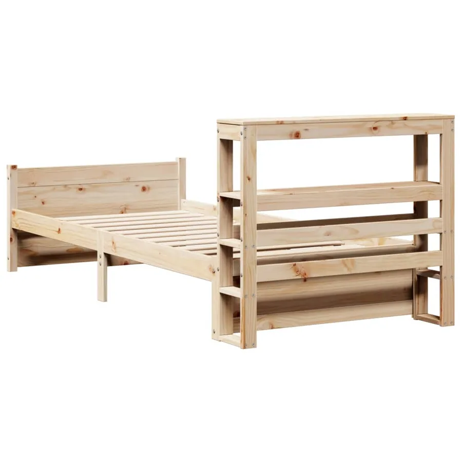 Cadre de lit avec tête de lit sans matelas 90x200 cm - 8