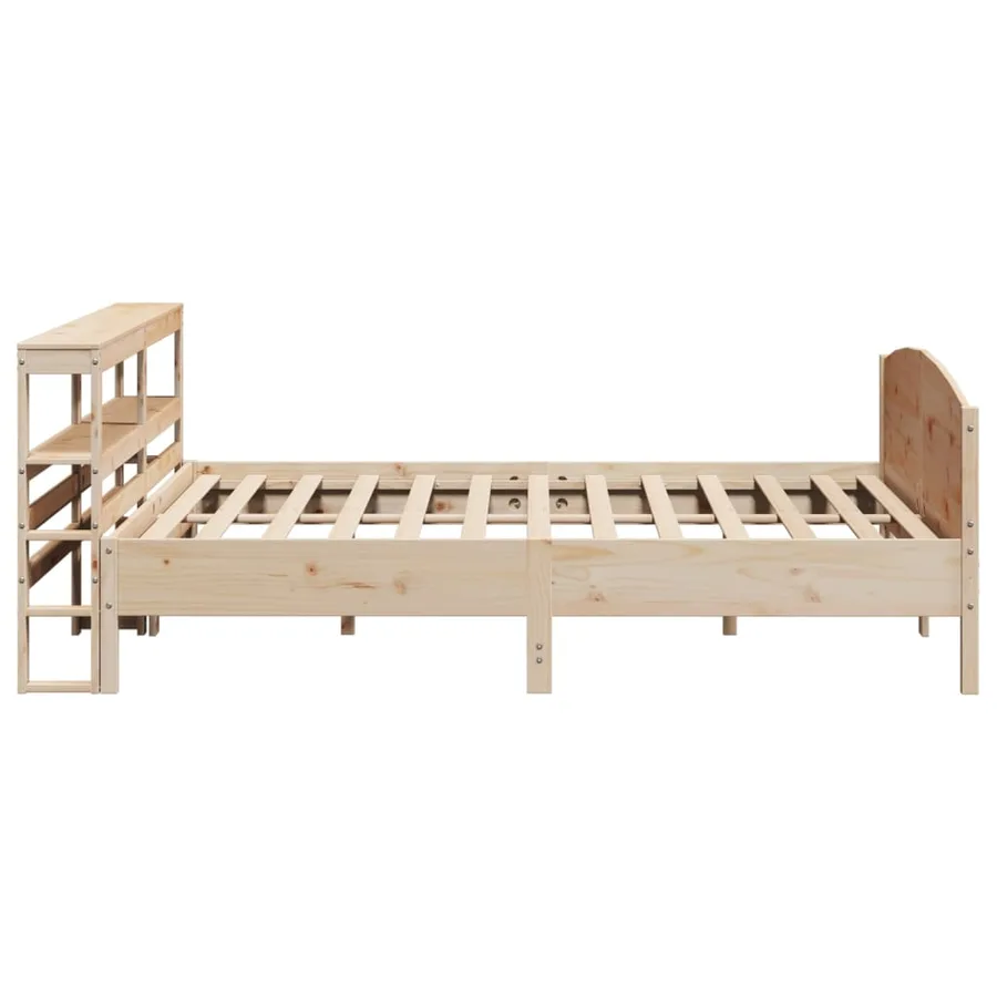 Cadre de lit sans matelas 180x200 cm bois massif de pin - 5