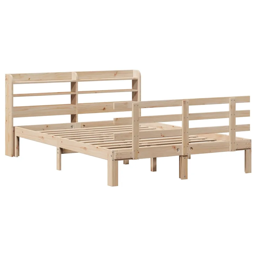 Cadre de lit avec tête de lit sans matelas 160x200 cm - 3