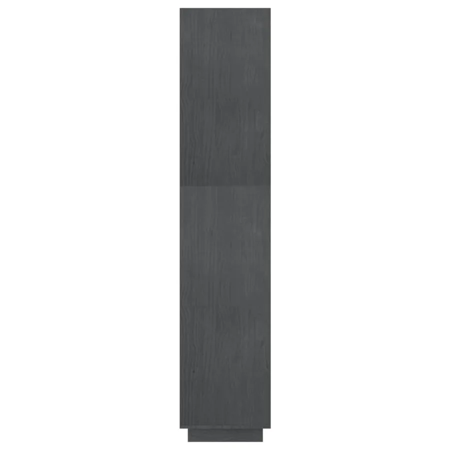 Bibliothèque/Séparateur de pièce Gris 60x35x167 cm Pin massif - 6