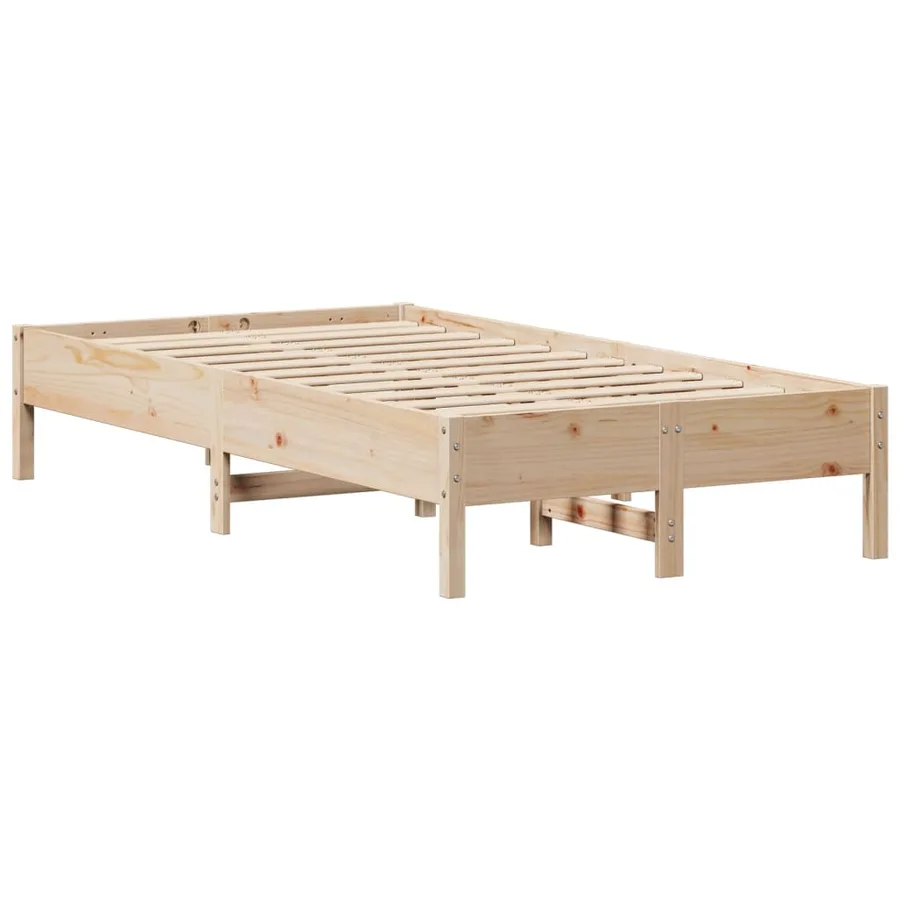 Cadre de lit sans matelas 120x200 cm bois de pin massif - 7