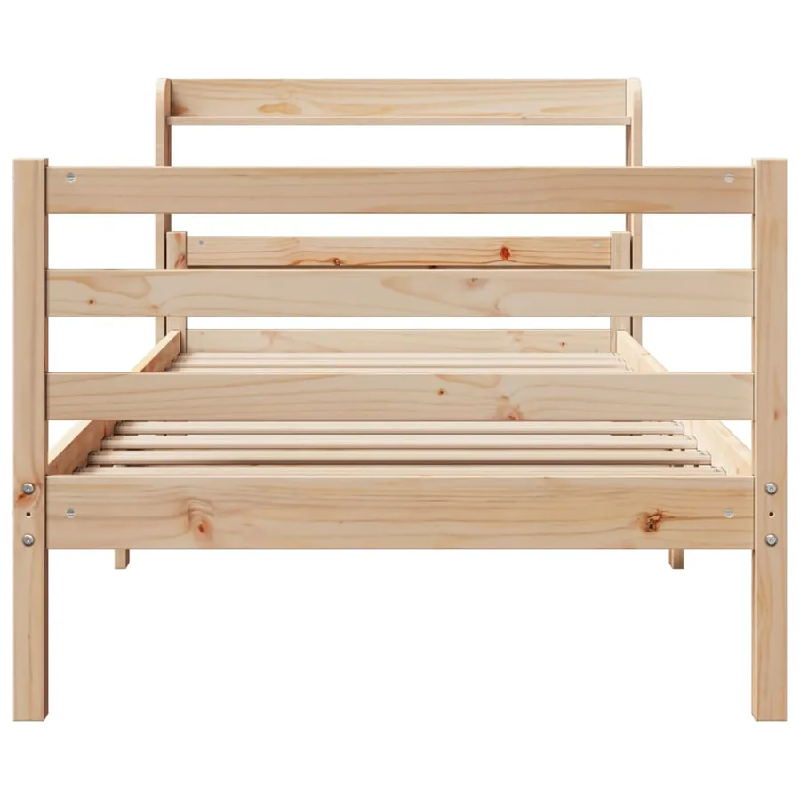 Cadre de lit avec tête de lit sans matelas 100x200 cm - 4