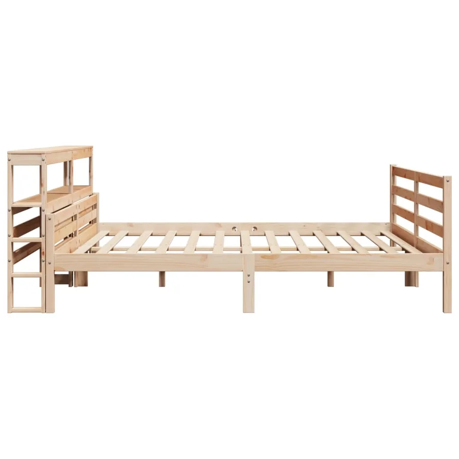 Cadre de lit avec tête de lit sans matelas 200x200 cm - 5