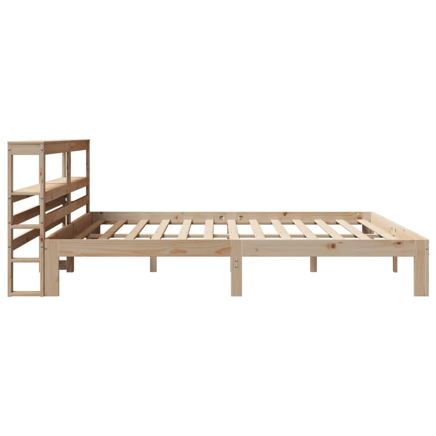 Cadre de lit avec tête de lit sans matelas 200x200 cm - 5
