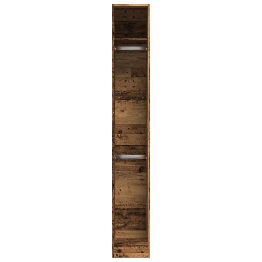 Garde-robe vieux bois 30x50x200 cm bois d'ingénierie - 4
