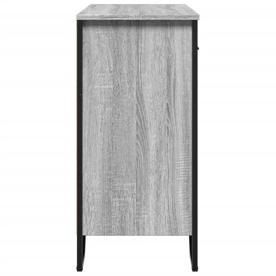 Buffet sonoma gris 79,5x35,5x74,5 cm bois d'ingénierie - 6