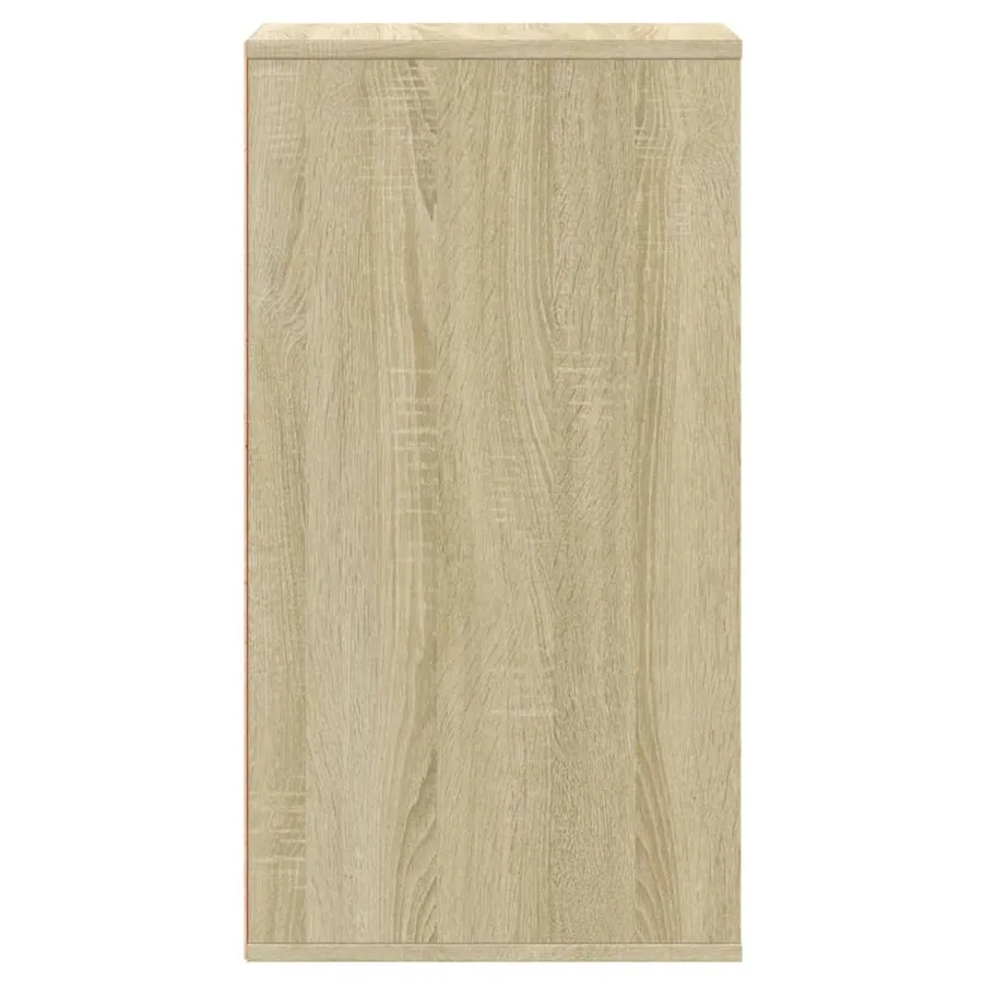 Commode d'angle chêne sonoma 40x41x76 cm bois d'ingénierie - 7