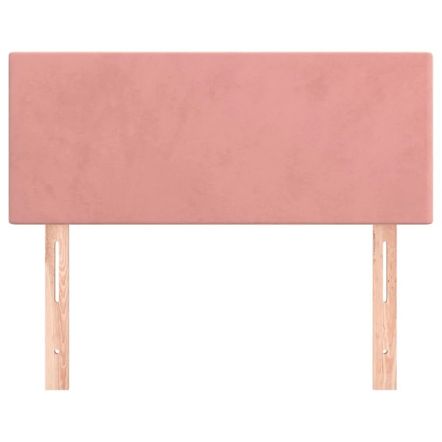 Tête de lit Rose 80x5x78/88 cm Velours - 3