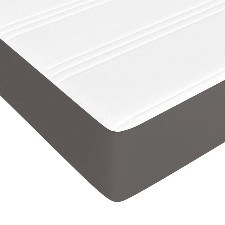 Matelas à ressorts ensachés pour enfants fermeté moyenne 80x160 cm similicuir - 5