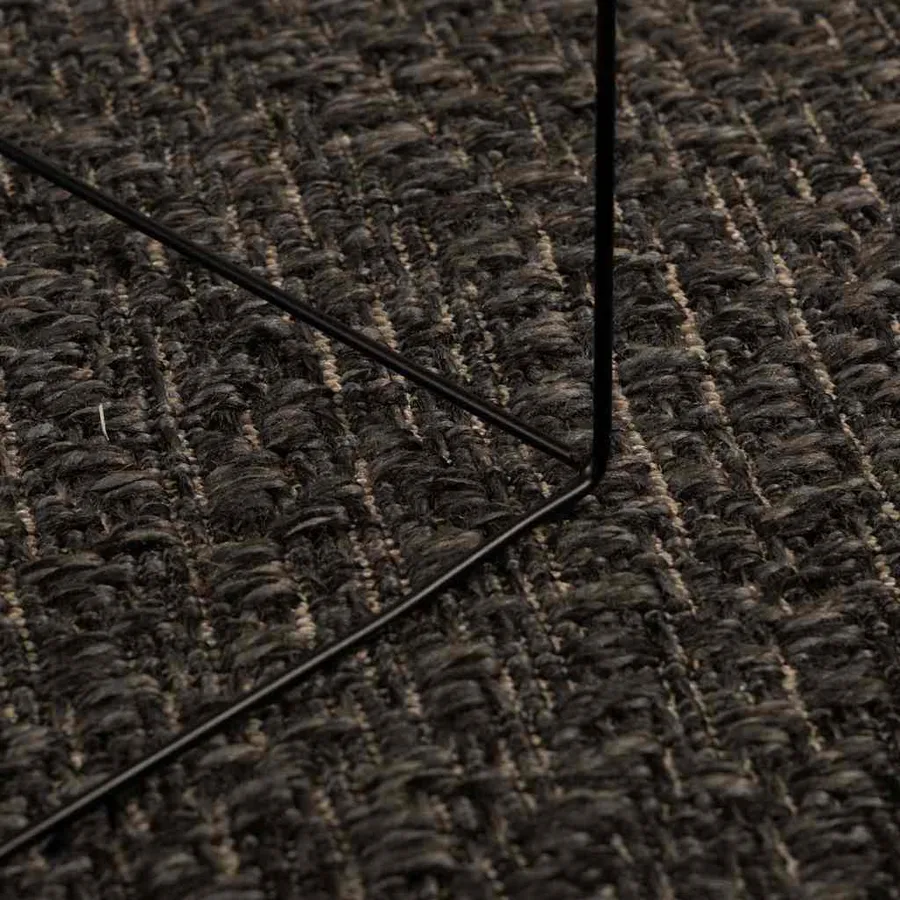 Tapis ZIZUR 120x170 cm aspect de jute intérieur extérieur - 4
