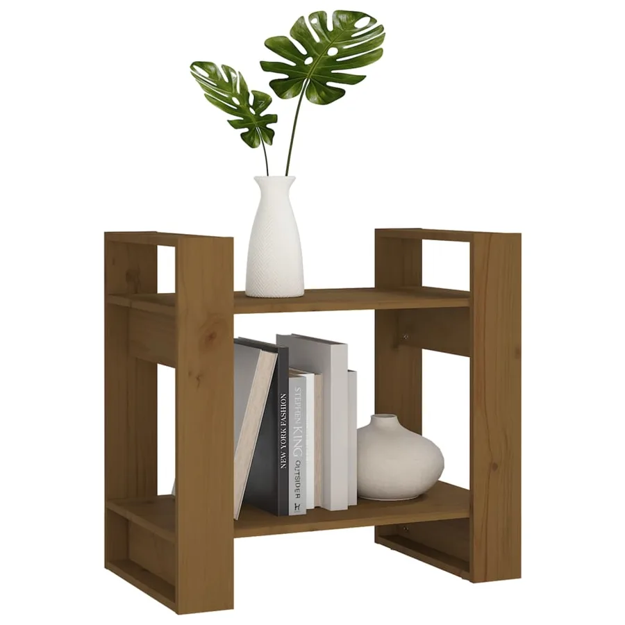 Bibliothèque/Cloison Marron miel 60x35x57 cm Bois massif - 5