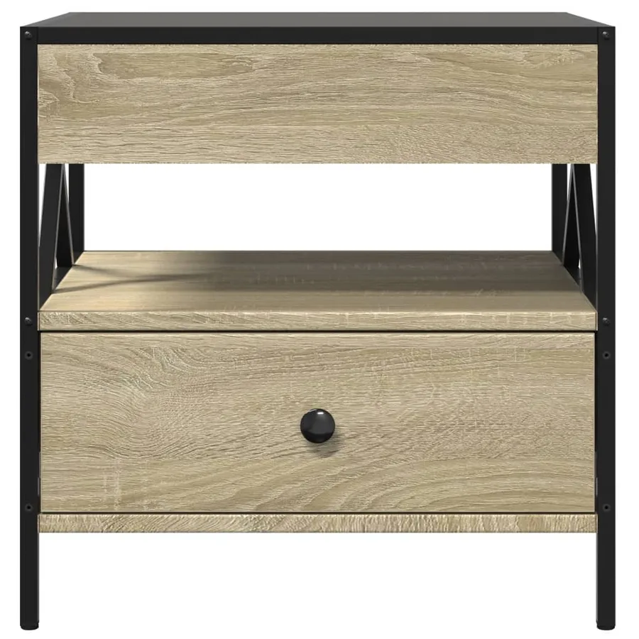 Table basse avec LED Infinity chêne sonoma 50x50x51 cm - 6