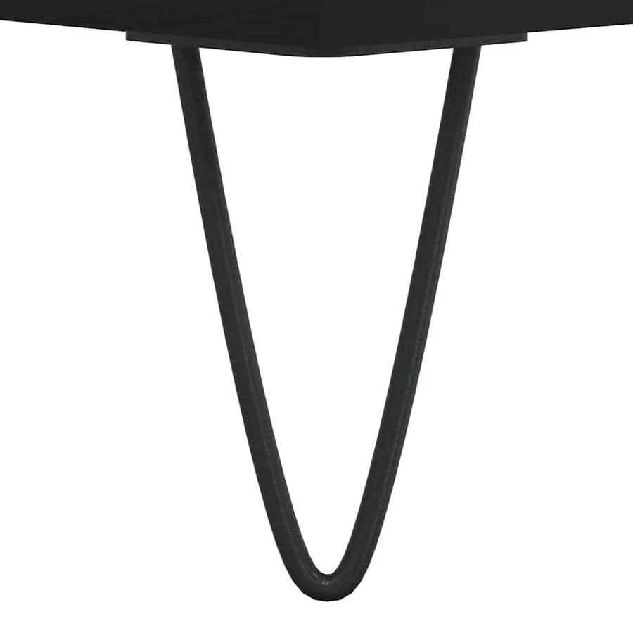 Buffet Noir 34,5x34x90 cm Bois d'ingénierie - 11