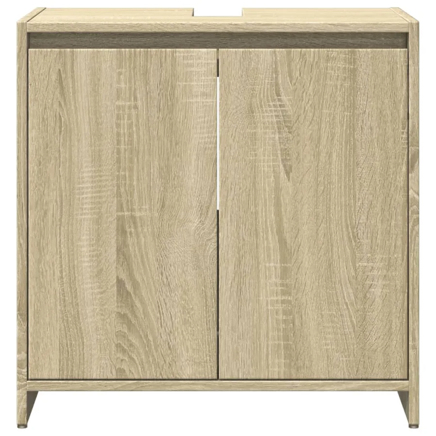 Ensemble de meubles de salle de bain 3 pcs chêne sonoma - 8