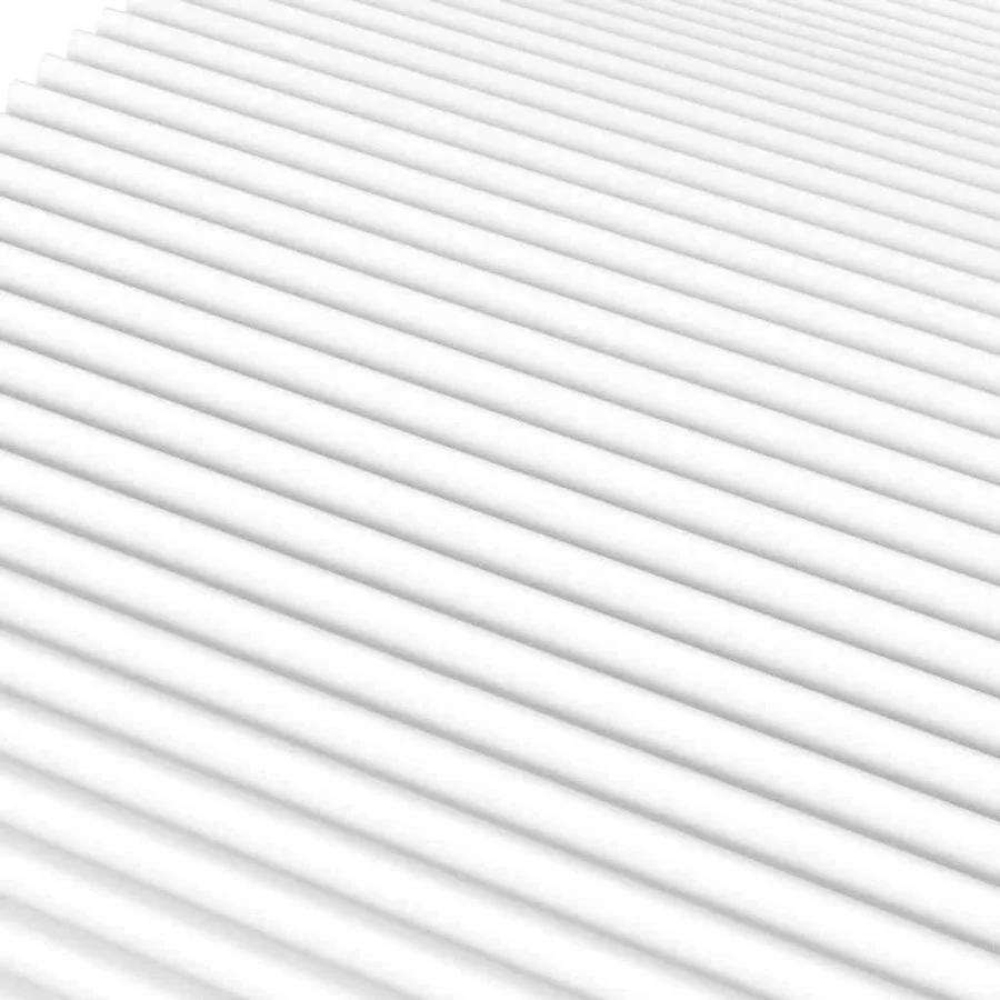 Matelas en mousse blanc 160x210 cm dureté H2 H3 - 5