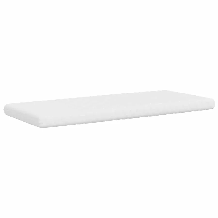 Matelas en mousse blanc 100x220 cm 7 zones dureté 20 ILD - 3