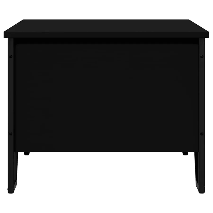 Table basse noir 100x51x40 cm bois d'ingénierie - 6