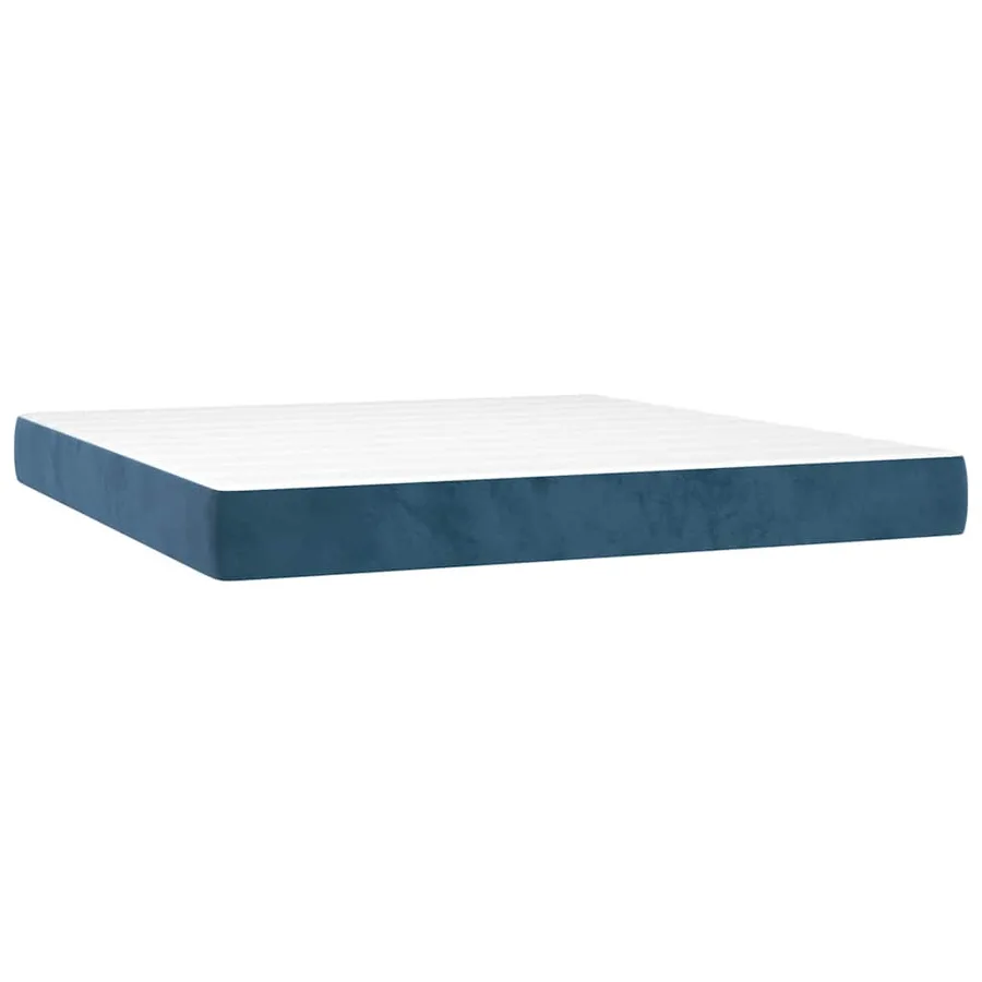 Matelas à ressorts ensachés 160 x 210 cm Bleu foncé - 2