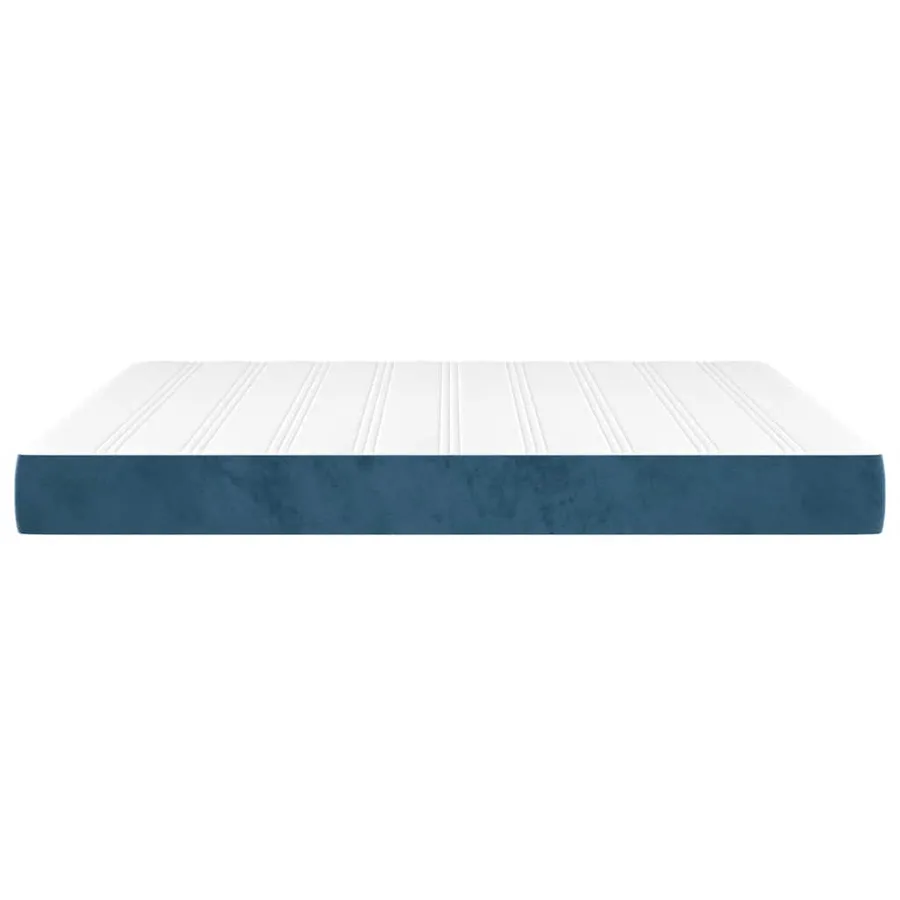 Matelas à ressorts ensachés 160 x 210 cm Bleu foncé - 4