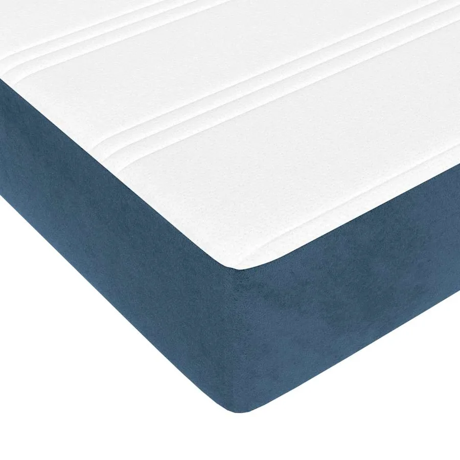 Matelas à ressorts ensachés 160 x 210 cm Bleu foncé - 5