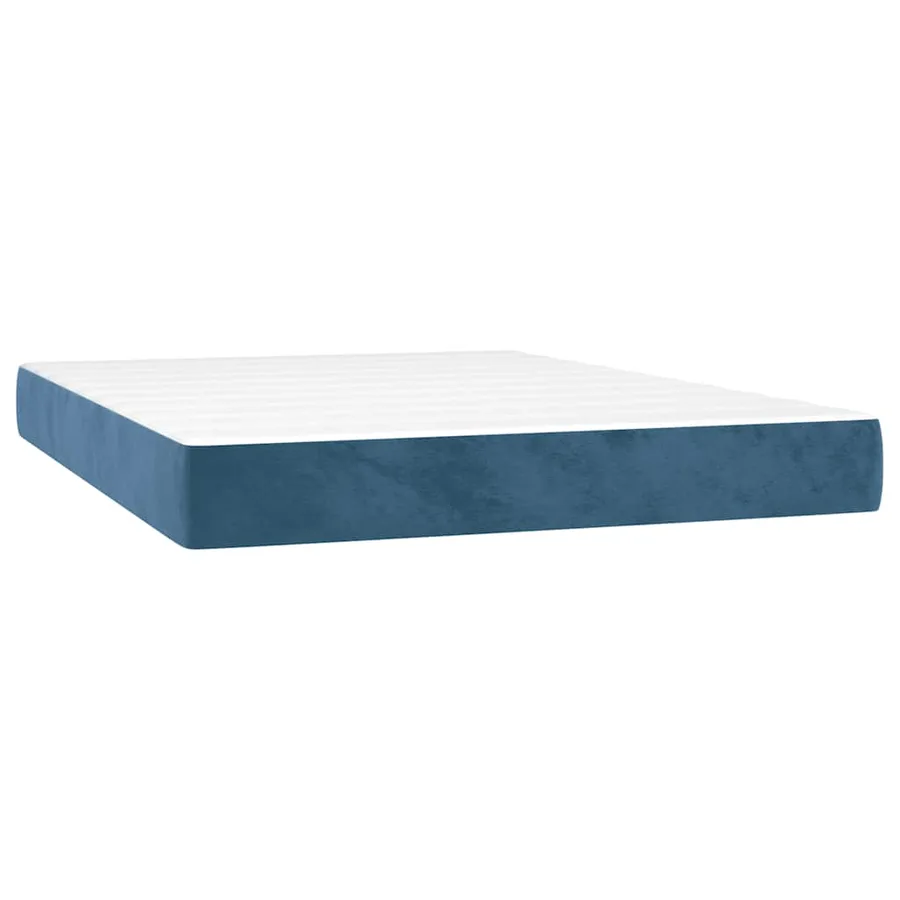 Matelas à ressorts ensachés 140 x 210 cm Bleu foncé - 2