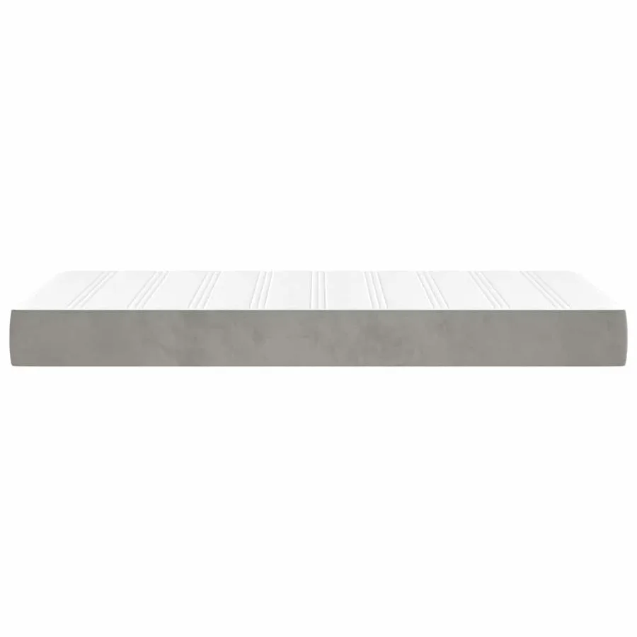 Matelas à ressorts ensachés 90 x 220 cm Gris clair - 4