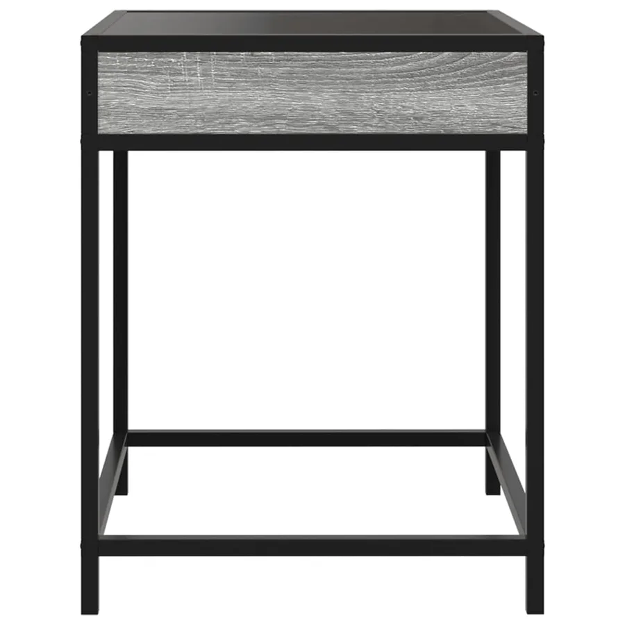 Table basse avec LED Infinity sonoma gris 40x40x51 cm - 7