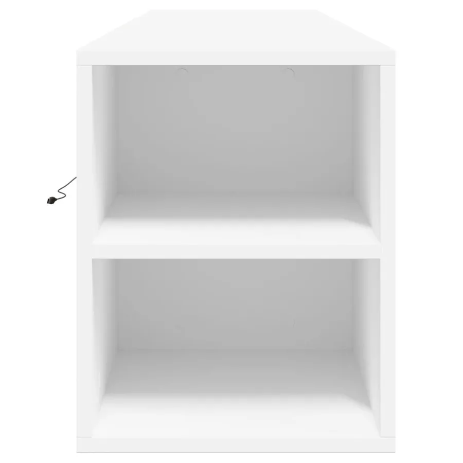 Meuble TV mural avec LED blanc 180x31x39,5 cm - 7