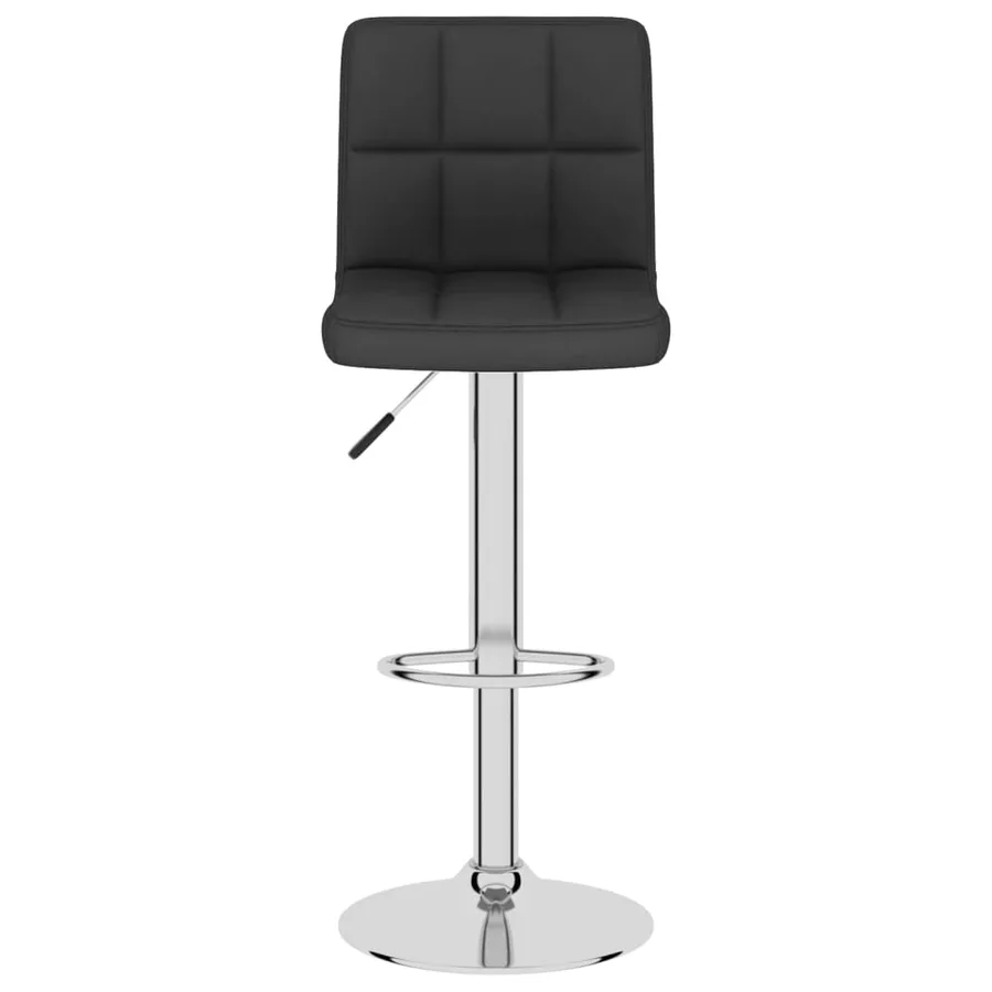 Tabouret de bar Noir Tissu - 3