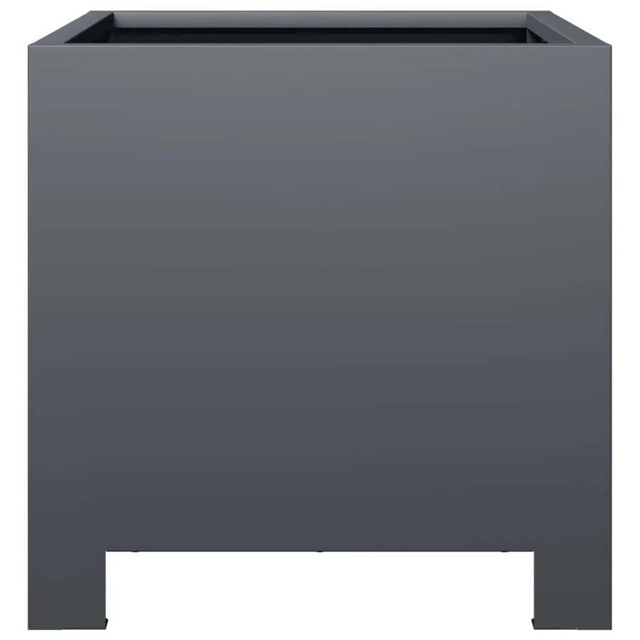 Jardinières 2 pcs anthracite 30x30x30 cm acier - 6