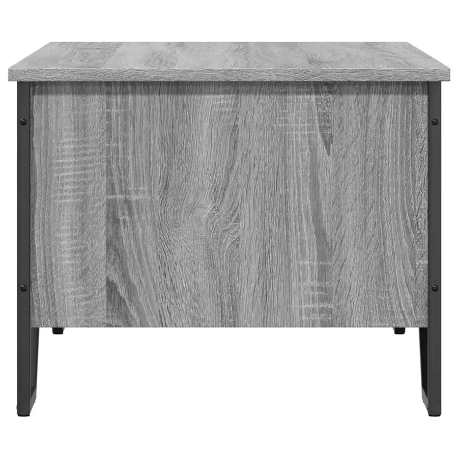 Table basse sonoma gris 100x51x40 cm bois d'ingénierie - 6