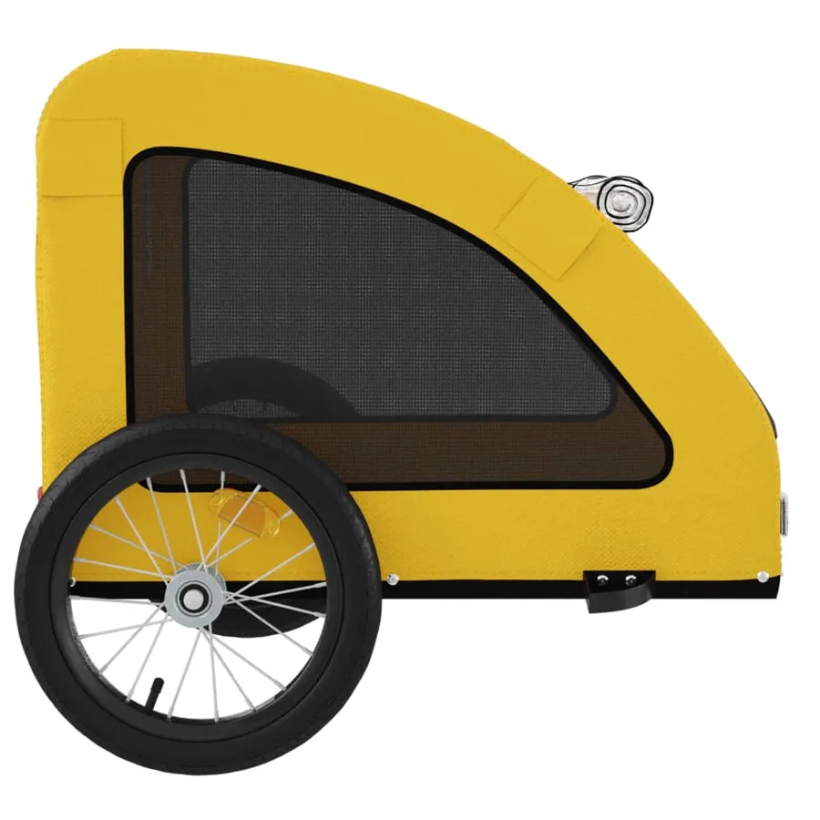 Remorque de vélo pour animaux de compagnie jaune - 7