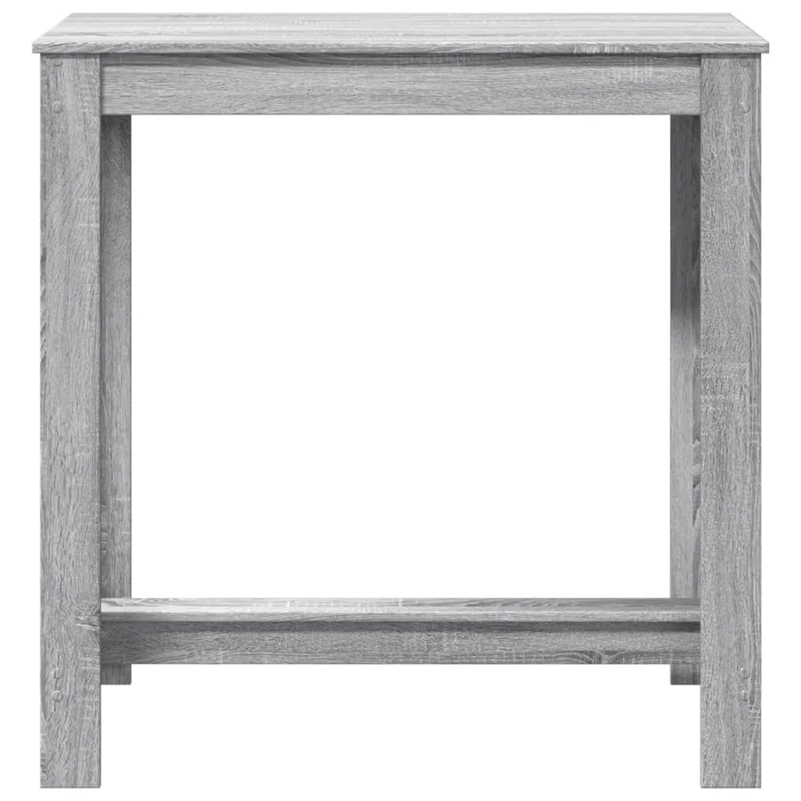 Table de bar sonoma gris 102x50x103,5 cm bois d'ingénierie - 4