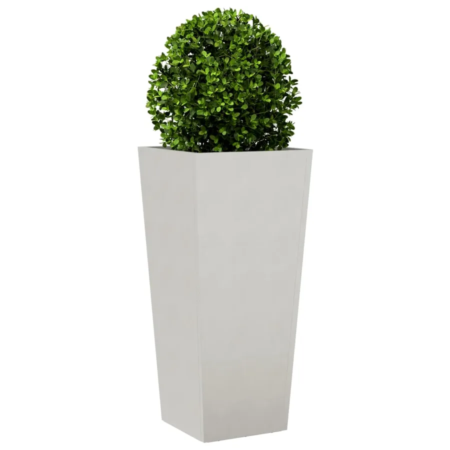 Jardinière 35x35x75 cm acier inoxydable - 3