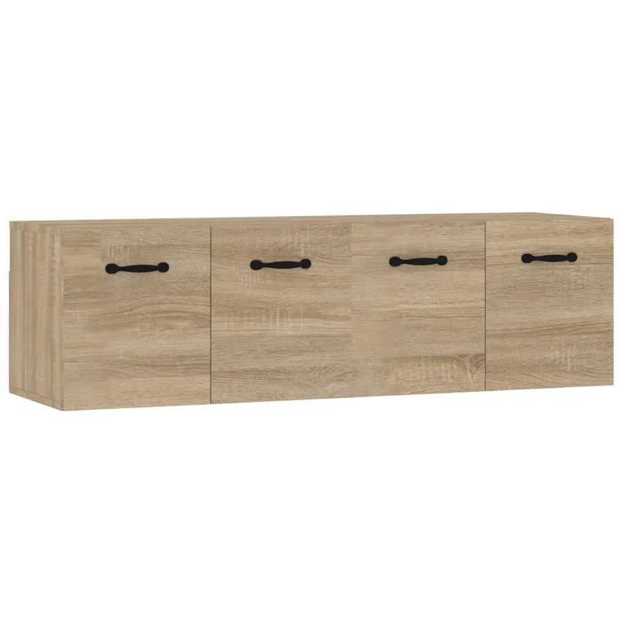 Armoires murales 2 pcs Chêne sonoma 80x35x36,5 cm Bois - 2