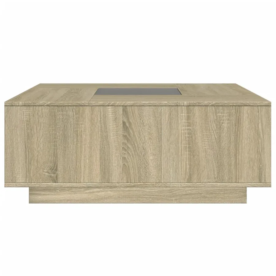 Table basse avec LED infini chêne sonoma 100x100x40 cm - 7