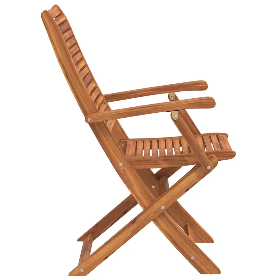 Chaises pliantes de jardin avec accoudoir lot de 2 - 5