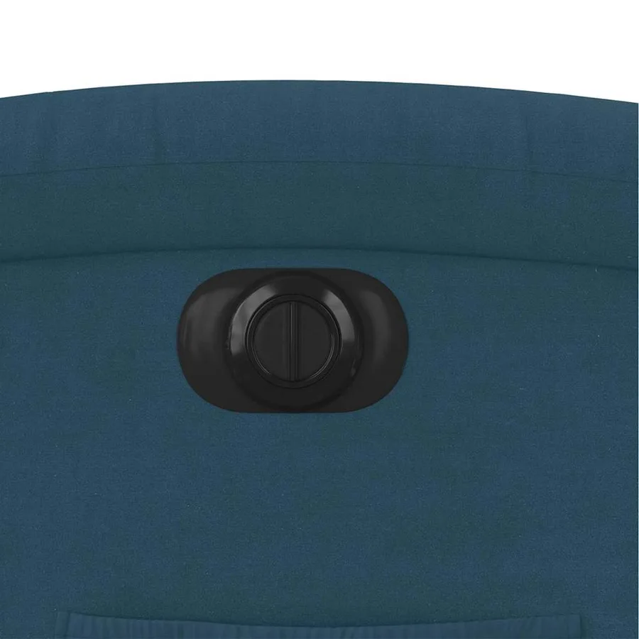 Fauteuil inclinable électrique bleu velours - 13