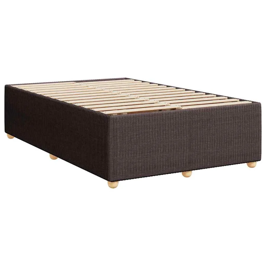 Sommier à lattes de lit avec matelas Marron foncé 120x200 cm - 10