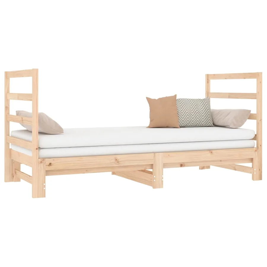 Lit coulissant sans matelas 2x(90x190) cm - 3