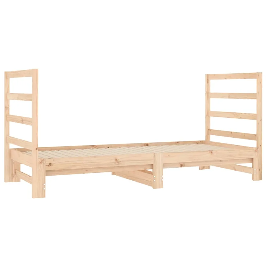 Lit coulissant sans matelas 2x(90x190) cm - 4