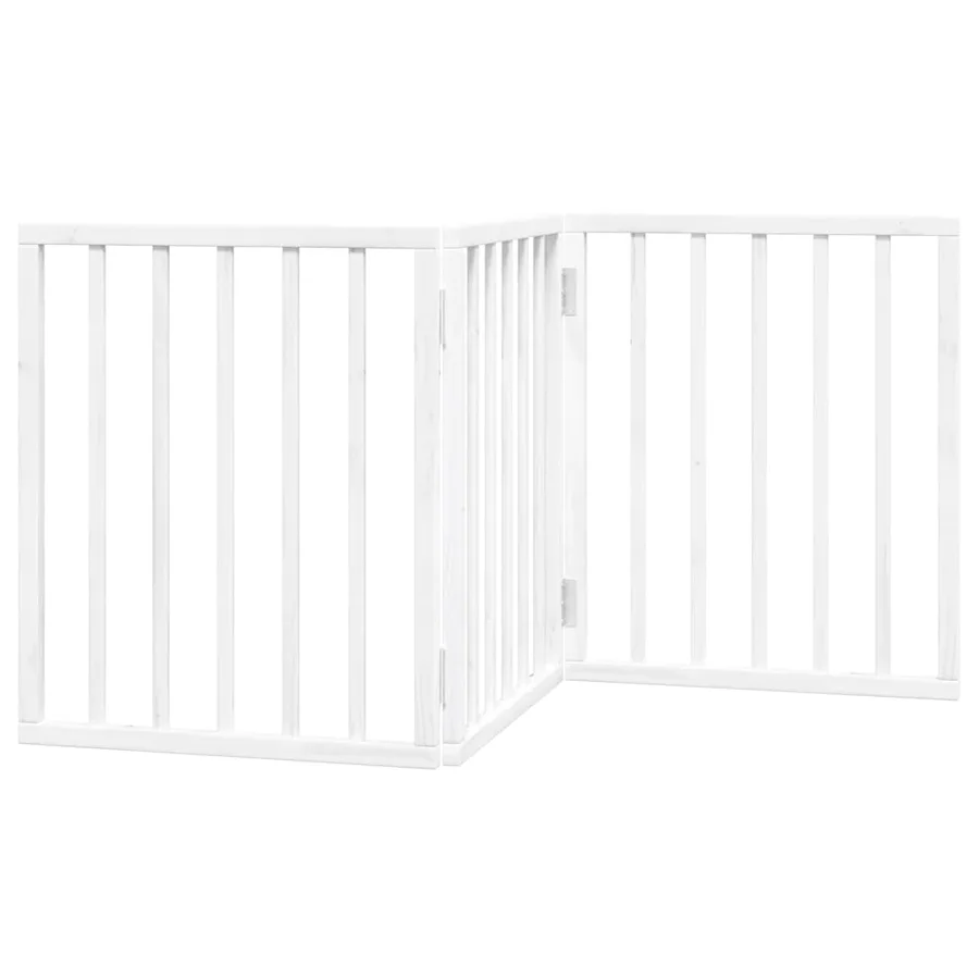 Barrière pour chien pliable 3 panneaux 150 cm bois de peuplier - 6