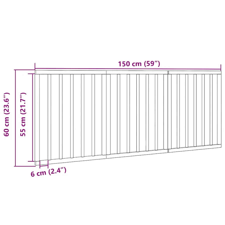 Barrière pour chien pliable 3 panneaux 150 cm bois de peuplier - 9