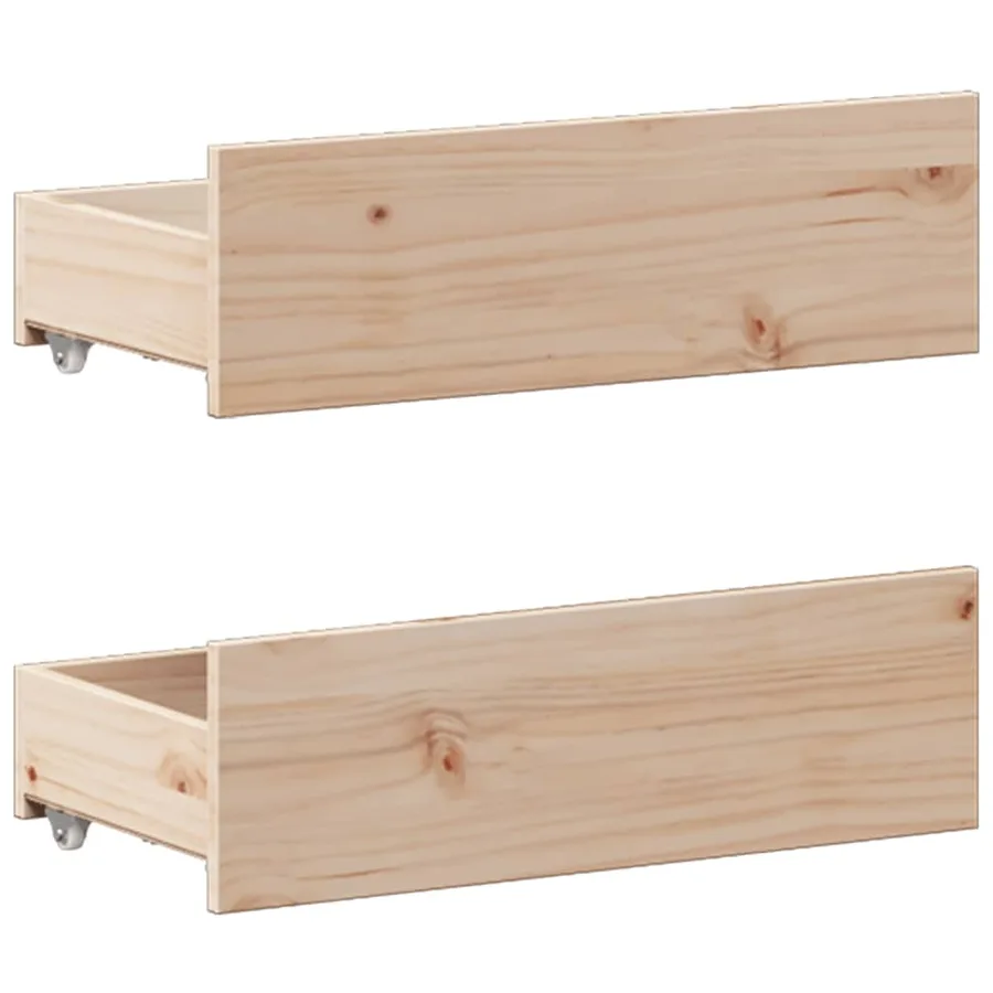 Cadre de lit sans matelas avec tête de lit 180x200 cm bois pin - 8
