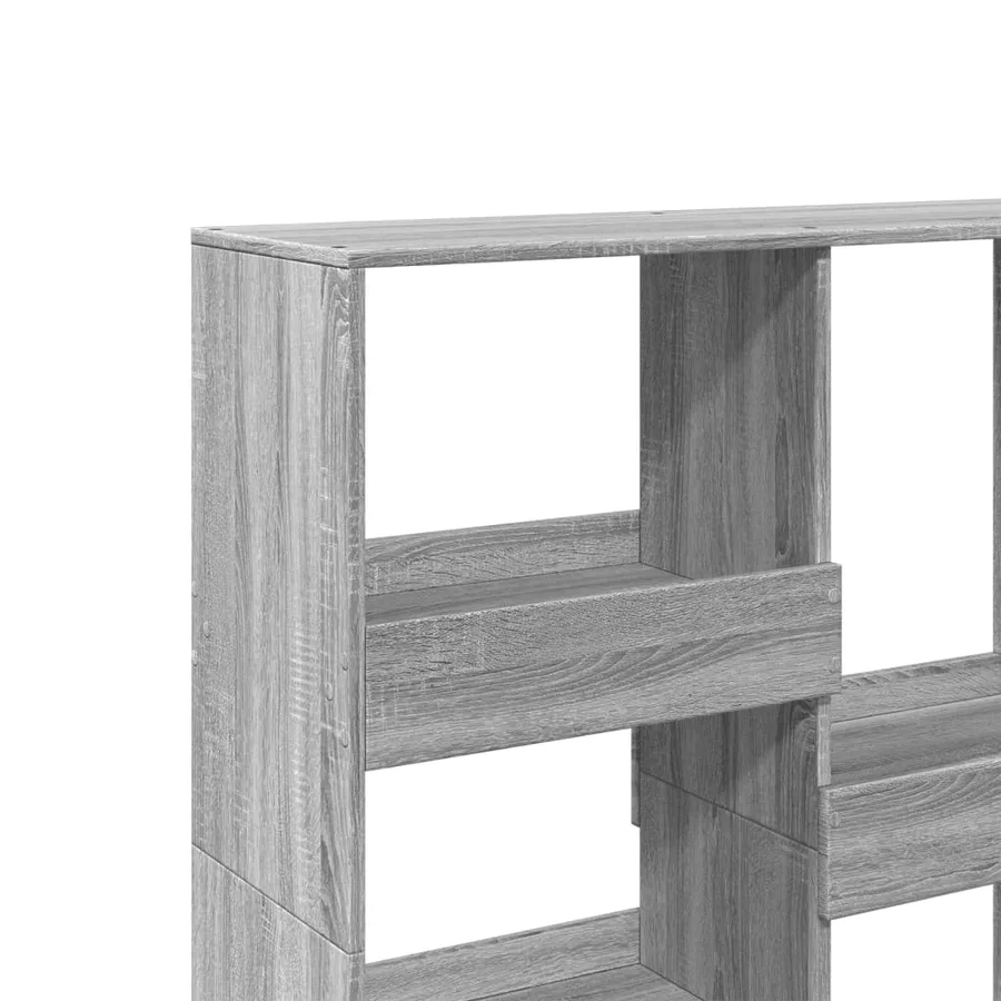 Cloison de séparation sonoma gris 100x33x115 cm bois ingénierie - 7