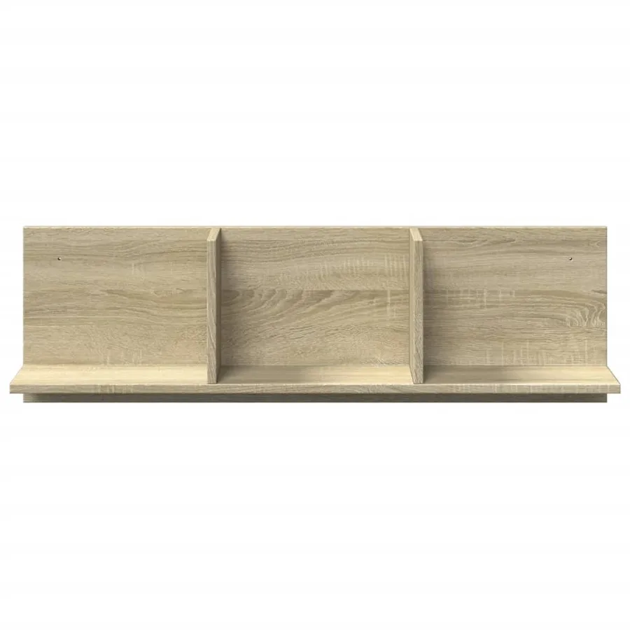 Armoire murale 100x16,5x30 cm chêne sonoma bois d'ingénierie - 4