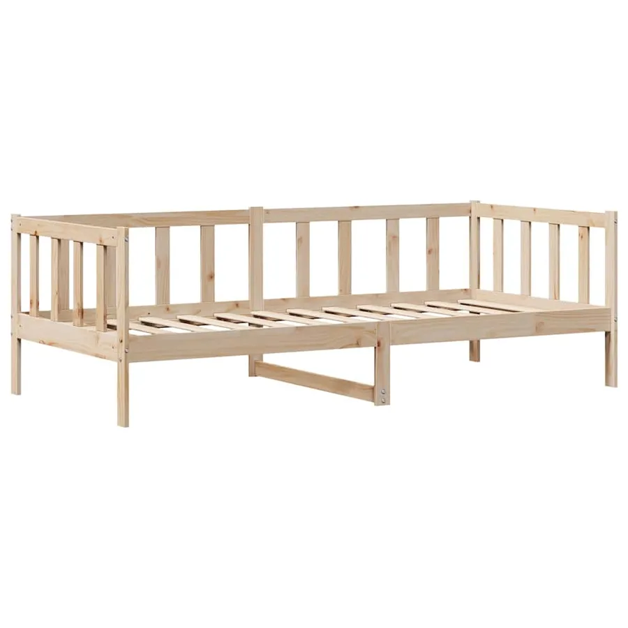 Lit de jour avec tiroirs sans matelas 90x190 cm bois massif - 5