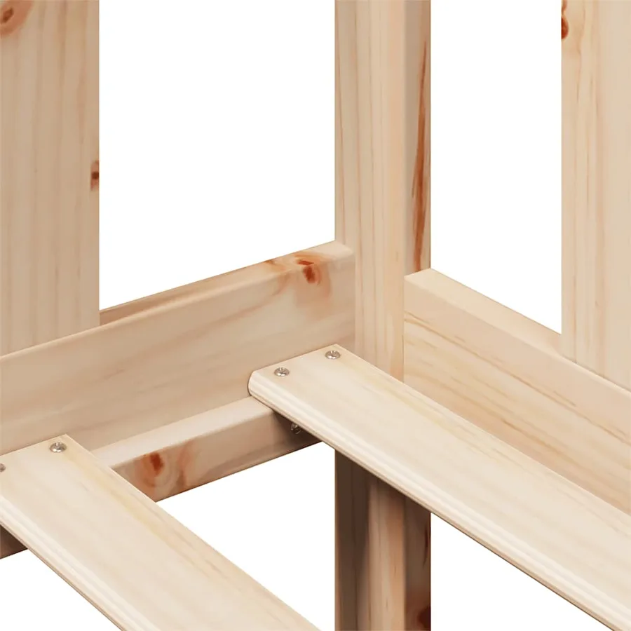 Lit de jour avec tiroirs sans matelas 90x190 cm bois massif - 9