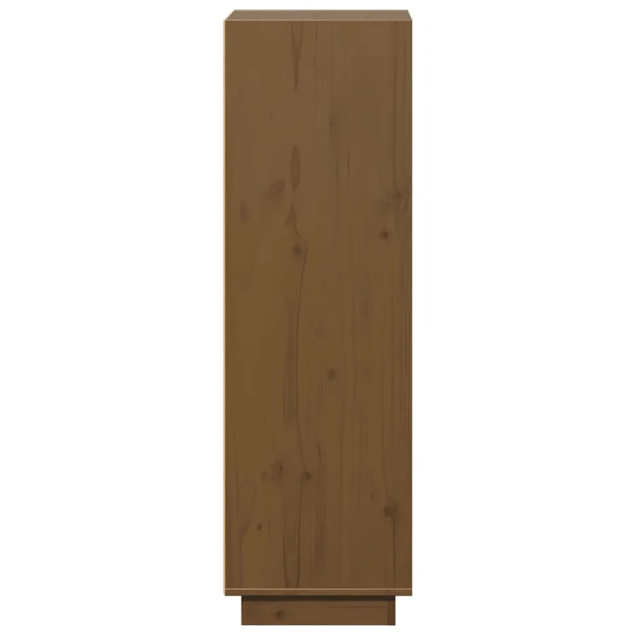Buffet haut Marron miel 37x34x110 cm Bois massif de pin - 6