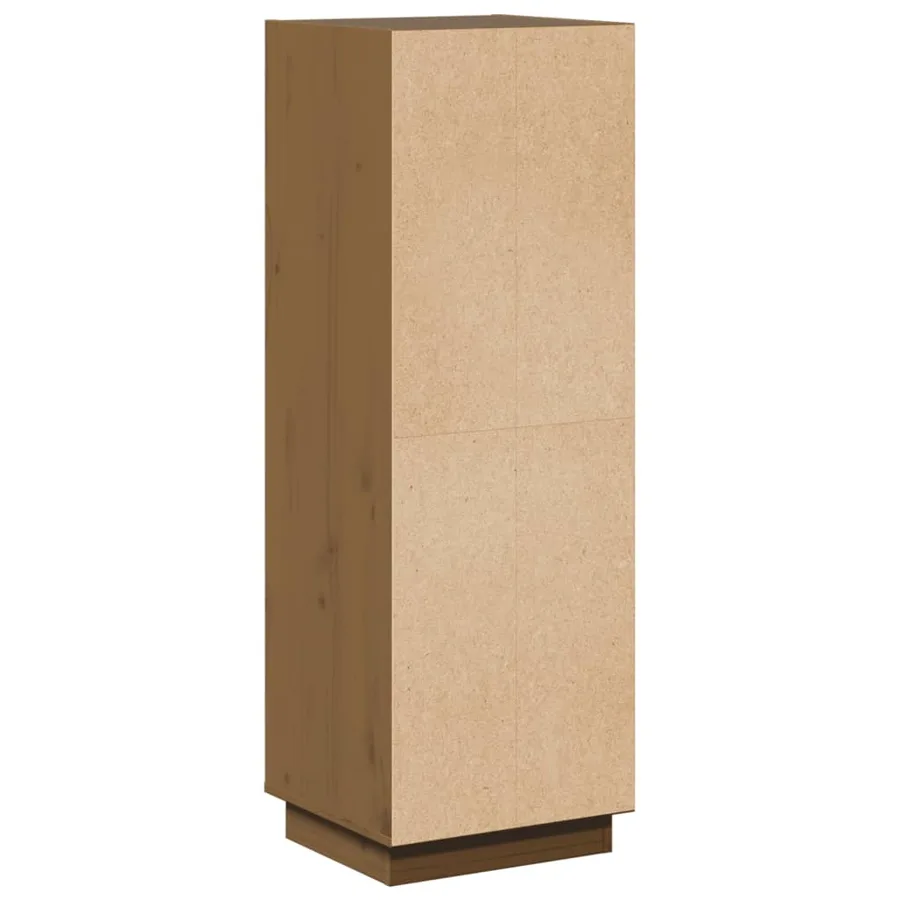 Buffet haut Marron miel 37x34x110 cm Bois massif de pin - 7